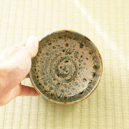 MATCHA BOWL - MOTTLED PATTERN