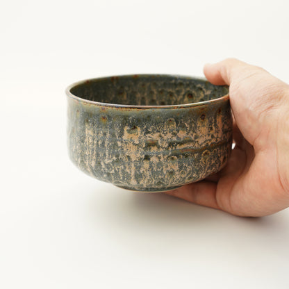 MATCHA BOWL - MOTTLED PATTERN