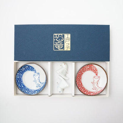 EDO SAURUS MINI PLATES & CUTRELY SET