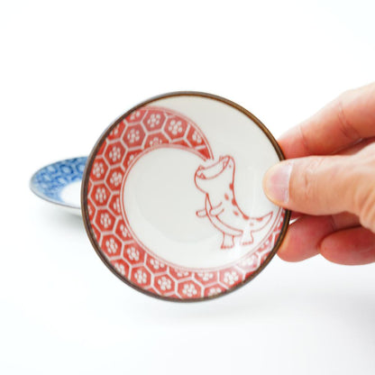 EDO SAURUS MINI PLATES & CUTRELY SET