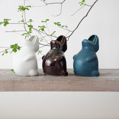 EDO SAURUS FLOWER VASE